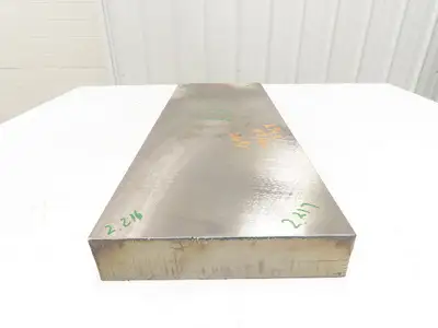 Mild Carbon Steel Flat Ground Stock 2.21" x 9-3/4" x 26-1/4"  160Lbs