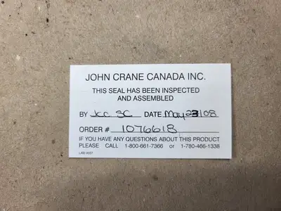 NEW 2008 JOHN CRANE 1648-2