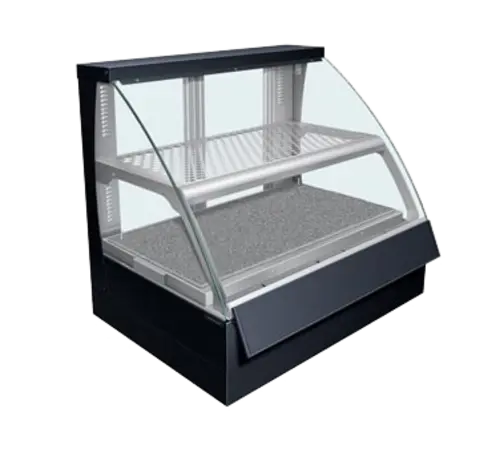 Hatco FSCD-2PD 34 17/50" Full Service Countertop Heated Display Case - (2) Shelves, 120v