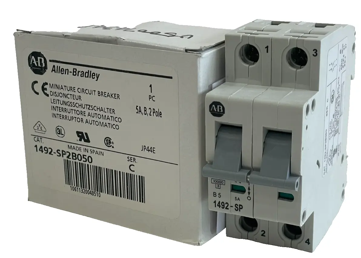 A / B 1492-SP2B050 MINIATURE CIRCUIT BREAKER SER. C 1492SP2B050 NEW, SURPLUS
