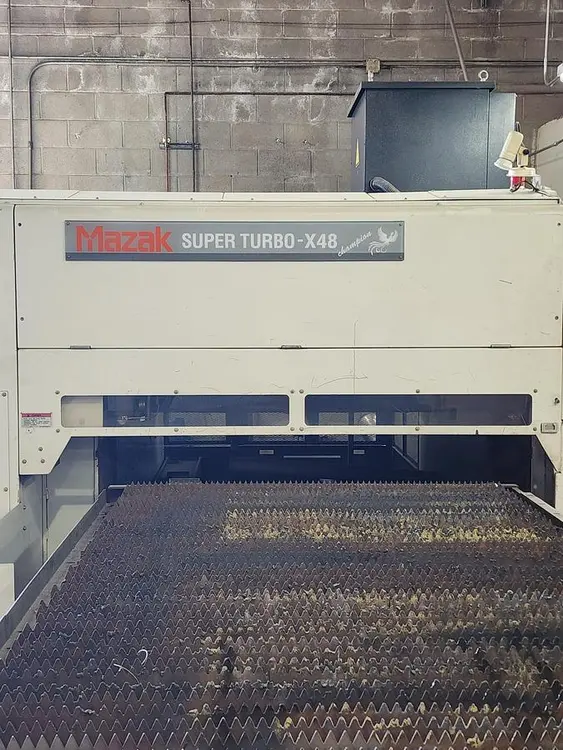 Used 2008 MAZAK SUPER TURBO X48 CHAMPION Laser Cutters California US | Source Machinery Sales #1543138