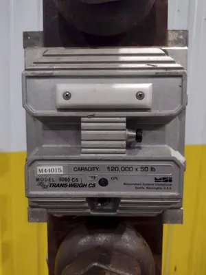 120,000 LBS MSI MODEL #6260CS TRANS-WEIGH WIRELESS CRANE SCALE: YOBRO #24761
