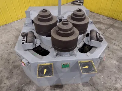 5" X 5" X 1/2" ROUNDO MODEL #R-5-S HYDRAULIC ANGLE ROLL: STOCK #23480