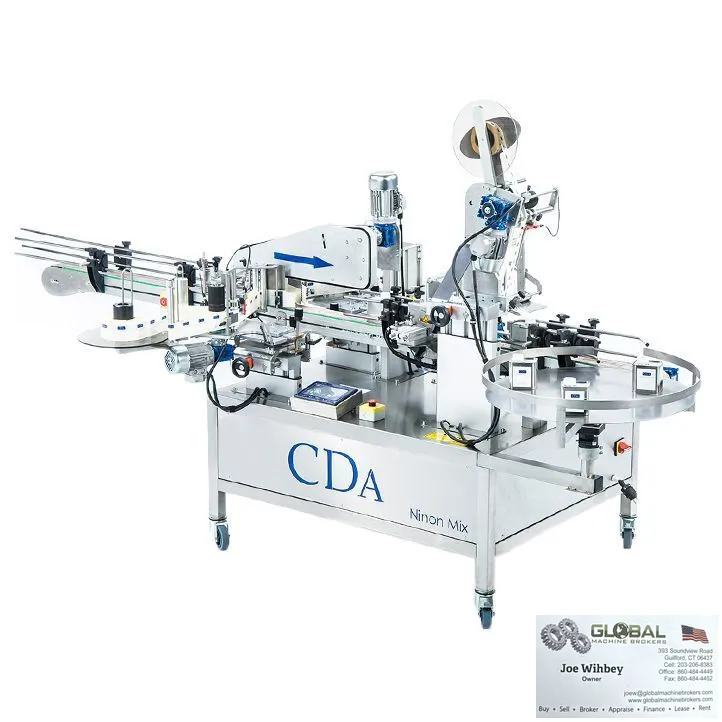 CDA Ninon Mix Automatic Labeling Machine- Square/Cylindrical/oval/Tapered