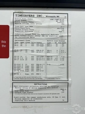 USED 2021 TIMESAVERS LYNX 37MWT-DD-60
