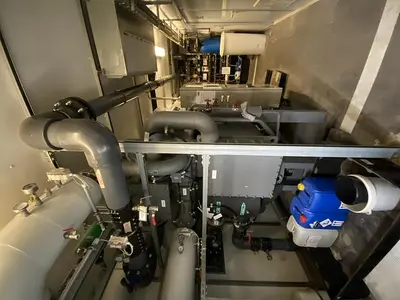 USED HEAT AND POWER PLANT WITH AN ABSORPTION CHILLER 850 KW