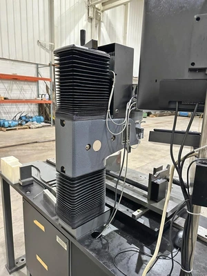 AMETEK NEWAGE VERSITRON MODEL AT-130 RDS HARDNESS TESTER w/ FIXTURE TABLE