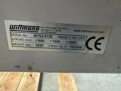 USED 2008 WITTMANN W753 ROBOT
