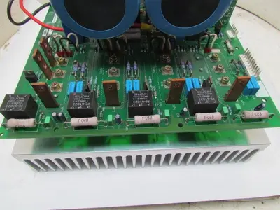 EPE PCA 72-161091-00 Circuit Board Capacitor Heatsink Assembly 6000uF 250VDC