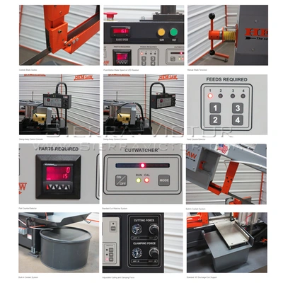 HE&M SIDEWINDER A-4 Horizontal Bandsaws Auto | Sierra Victor Industries (4)