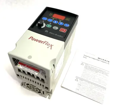 USED ALLEN-BRADLEY SERIES A POWERFLEX 4- 0.4 KW (0.5 HP) AC DRIVE