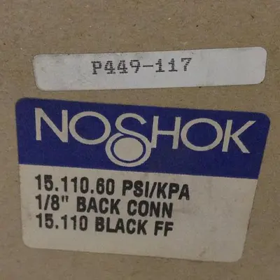 NEW NOSHOK 15.110.60PSI/KPA