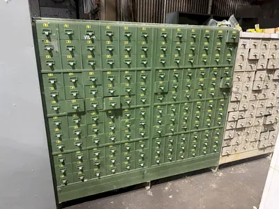 144 DRAWER STORAGE CABINET: STOCK 17355
