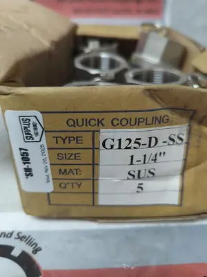 New | in-Stock DIXON G125-D-SS Valves/Fittings Ohio US | Surplus Asset Holdings #1242746