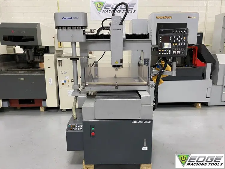 1998 CURRENT EDM CT-500F W/ ELECTRODE CHANGER EDM, EDM Hole Drill | Edge Machine Tools, Inc