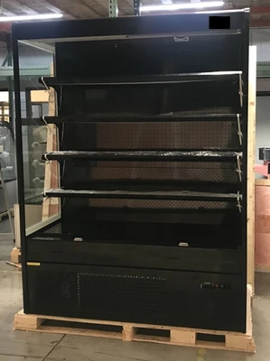 171-0022 60” Open Air Self Contained Refrigerated Curtain Merchandiser Cooler