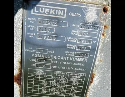 USED LUFKIN INDUSTRIES DF840S