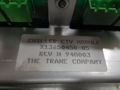 Trane X13650450-05 Chiller CTV Module Rev. H Used