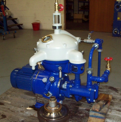 (3) Alfa-Laval MAB 103B-24-60 oil purifiers, SS bowl.