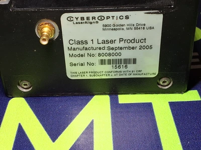 CYBEROPTICS LASERALIGN 8008000 CLASS 1 LASER SENSOR