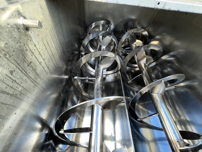 1800L Iozzelli S/S Twin U-Trough Mixer Model BL1800V