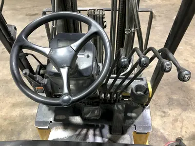 3500 LB MITSUBISHI MODEL FBC18N ELECTRIC FORKLIFT: STOCK 17435