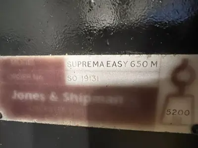 JONES & SHIPMAN SUPREMA 650 EASY Cylindrical grinder | International Used Machinery / Syracuse Machine Tools Inc. (7)