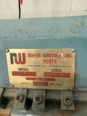 Used ROPER WHITNEY PX-36 Gear Hobbers South Carolina US | ESS Industrial Equipment Sales #1545480