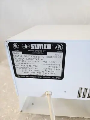 SIMCO STATIC NEUTRALIZING EQUIPMENT AEROSTAT XC