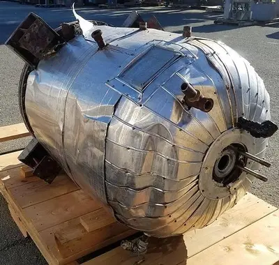 Reactor, 100 Gallon, S/st, Jkt, Agit, 25 PSI/FV, #S742794