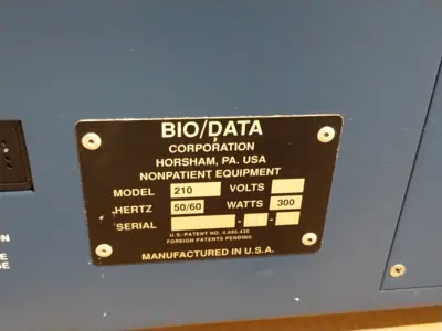 USED BIO/DATA CORPORATION MCA210, MODEL 210