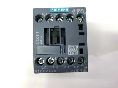 USED SIEMENS SIRIUS CONTACTOR 4NO 24V 50/60HZ 22A