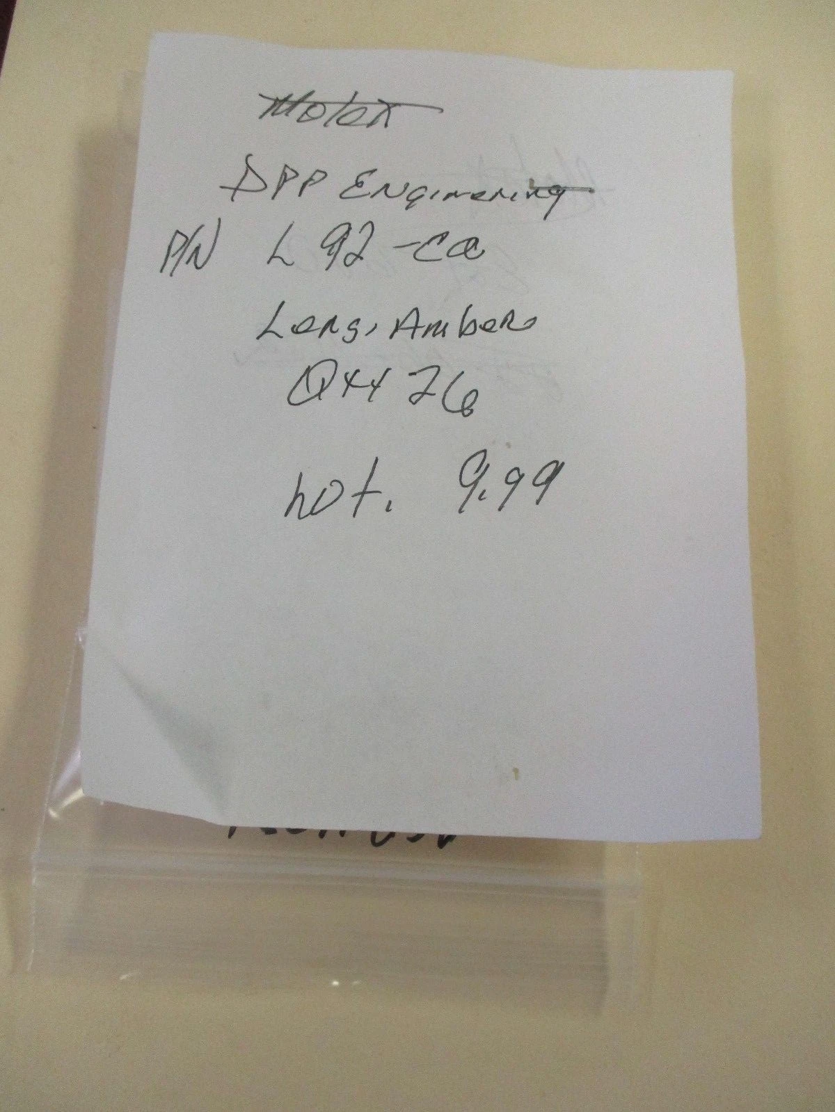 DPP Engineering L92-CA New Amber Lens (QTY 26)