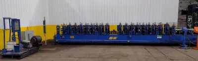 17 STAND X 4" X 48" B&K MODEL #2B-35 RAFTED ROLLFORMER: STOCK #18127