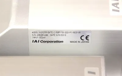IAI Corperation PCON-C42PI-NP-2-0 RCP2CR-GRSS-I-20P RCP2CR-SA6C-I-42P RCP2CR-SS8C Linear Actuators | ANACAPA EQUIPMENT BROKERS, INC (2)