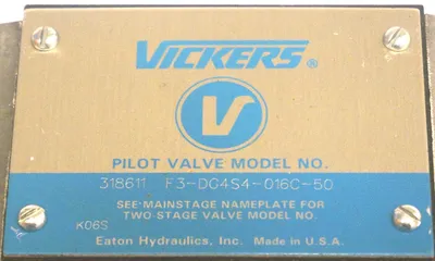 NEW VICKERS F3-DG4S4-016C-50 PILOT VALVE F3DG4S4016C50