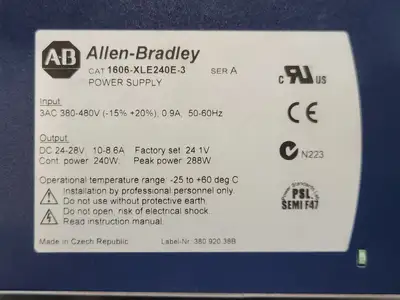 USED ALLEN-BRADLEY 1606-XLE240EN