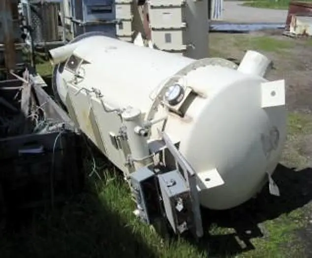 Dust Collector, Baghouse, 130 SF, Round Tank, Pulse, #S733506