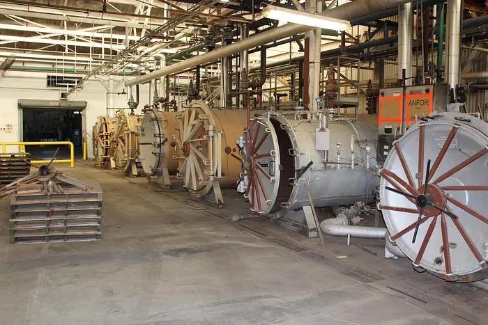 Used REID BOILER WORKS 69" DIA. SINGLE DOOR HORIZONTAL MILD STEEL RETORT Baskets Ohio US | Regal Equipment Inc #219362