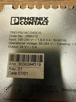 USED PHOENIX CONTACT TRIO-PS/1AC/24DC/5