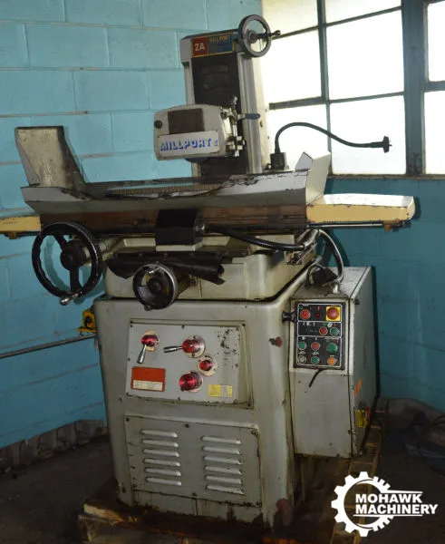 8" X 18" MILLPORT “2A20” HYDRAULIC-FEED HORIZONTAL-SPINDLE SURFACE GRINDER w/MAGNETIC CHUCK