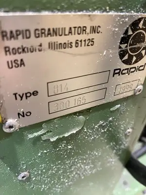 Used Rapid Granulator 814 Granulators Michigan US | Maverick Industrial Sales #1400727