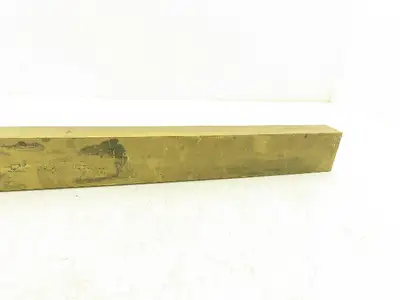 360 Yellow Brass Stock Rectangle Flat Bar 1-1/2"x 2-1/2"x 25"L  28.5lbs