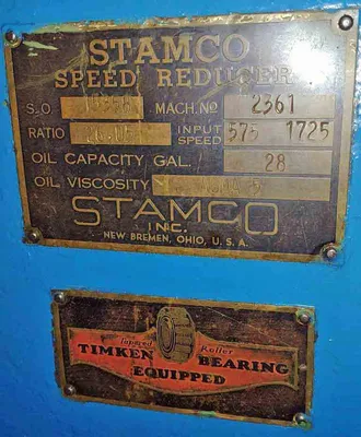 32" x 5.00" x 10,000# Stamco Slitting Line