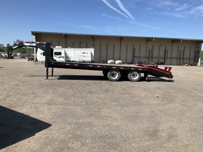2001 Towmaster TG-20 Equipment Trailer Flat Bed Trailer