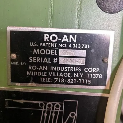 2001 RO-AN POLYSTAR 9500  56-T SPLIT ROLL Bag Machines, sideweld | Mark One Machinery (33)
