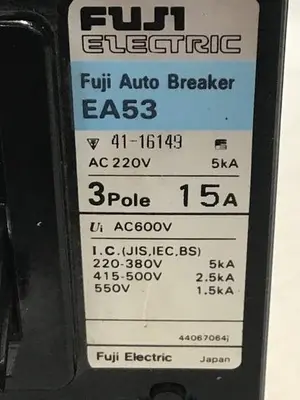 USED FUJI ELECTRIC EA53-15