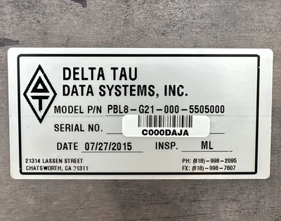 USED Delta Tau Data Systems PBL8-G21-000-5505000