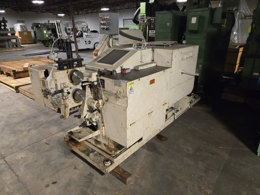 1973 National Machinery .420" Double Stroke Roller Header, Ser. 32925; Cutoff Diameter: .420",