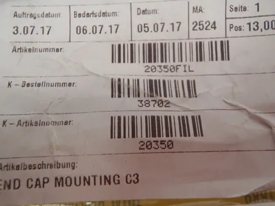 USED PARKER TYPE C3 FOOT MOUNT 50MM (SET)